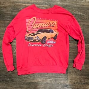 Red Camaro Graphic Sweatshirt